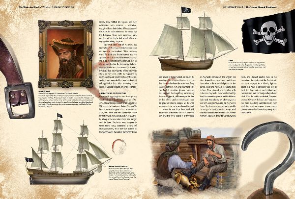 Illustrated Atlas of Pirates I: Famous Pirates